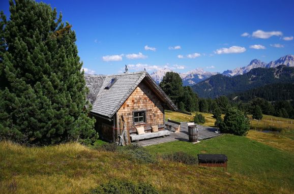 Sommer, Costaces Hütte, Am Würzjoch, Südtirol, Trentino-Südtirol, Italien
