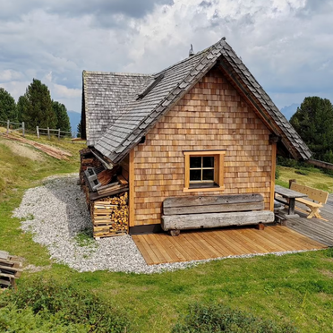 Sommer, Costaces Hütte, Am Würzjoch, Südtirol, Trentino-Südtirol, Italien