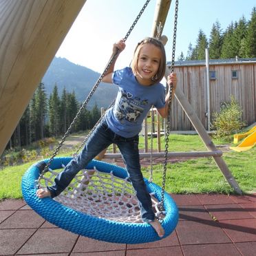 Spielplatz, Hüttendorf Präbichl, Vordernberg, Steiermark, Steiermark, Österreich