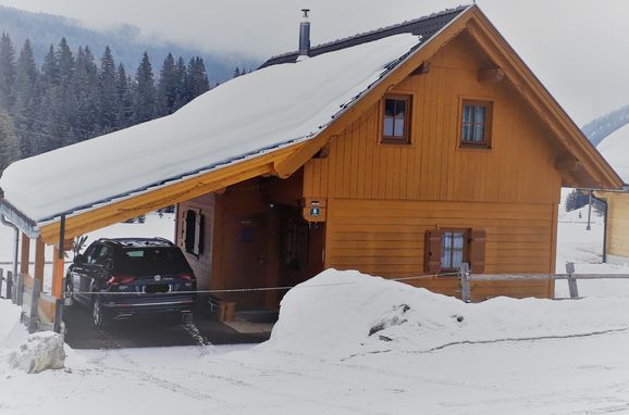 Winter, Hüttendorf Flattnitz - Typ B, Glödnitz, Kärnten, Kärnten, Österreich