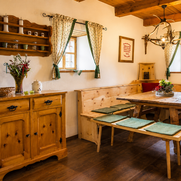 Esstisch, Staller Brendl, Obdach, Steiermark, Steiermark, Österreich