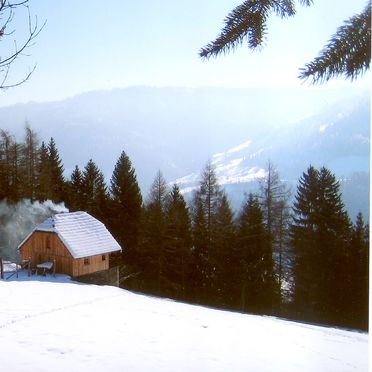 Winter, Pirschhütte, Peterdorf, Steiermark, Steiermark, Österreich