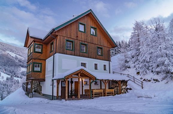 Winter, Druckfeichter Hütte, Pruggern, Steiermark, Steiermark, Österreich
