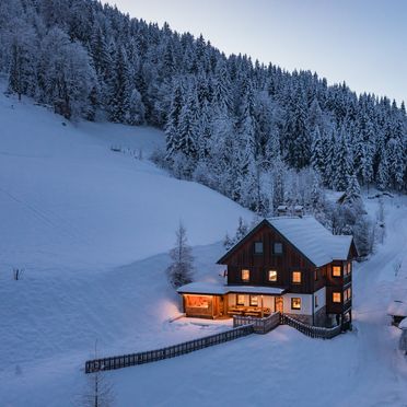 Winter, Druckfeichter Hütte, Pruggern, Steiermark, Steiermark, Österreich