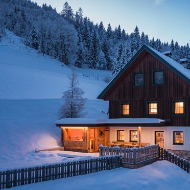 Winter, Druckfeichter Hütte, Pruggern, Steiermark, Steiermark, Österreich