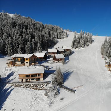 Winter - direkte Lage an der Skipiste, Moselebauer Alm, Bad St. Leonhard, Kärnten, Kärnten, Österreich