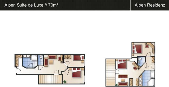 Deluxe Alpine Suite, 70 m² image 4 - Parkhotel Burgmühle