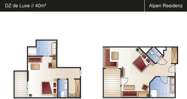 Deluxe double room 40 sqm image 3 - Parkhotel Burgmühle