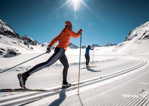 Just cross-country skiing   - Biohotel Stillebach