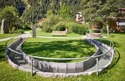 Biohotel Stillebach: Kneippanlage Pitztal - Biohotel Stillebach, St. Leonhard im Pitztal, Tirol, Österreich