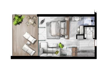 AMONTI Wellnessresort : Suite »Vital Suite« map