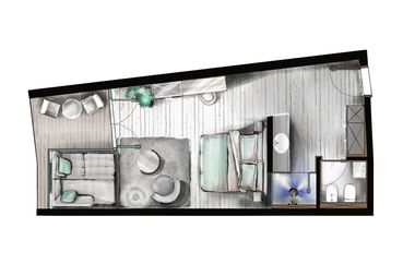 AMONTI Wellnessresort : Suite "Aurina Suite" map