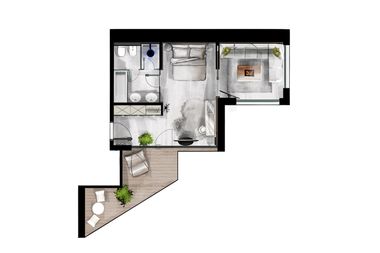 LUNARIS Wellnessresort : Suite «Mountain View Suite» map