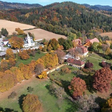 Aussicht, Gut Ottmanach "Josefhof", Pischeldorf, Kärnten, Kärnten, Österreich