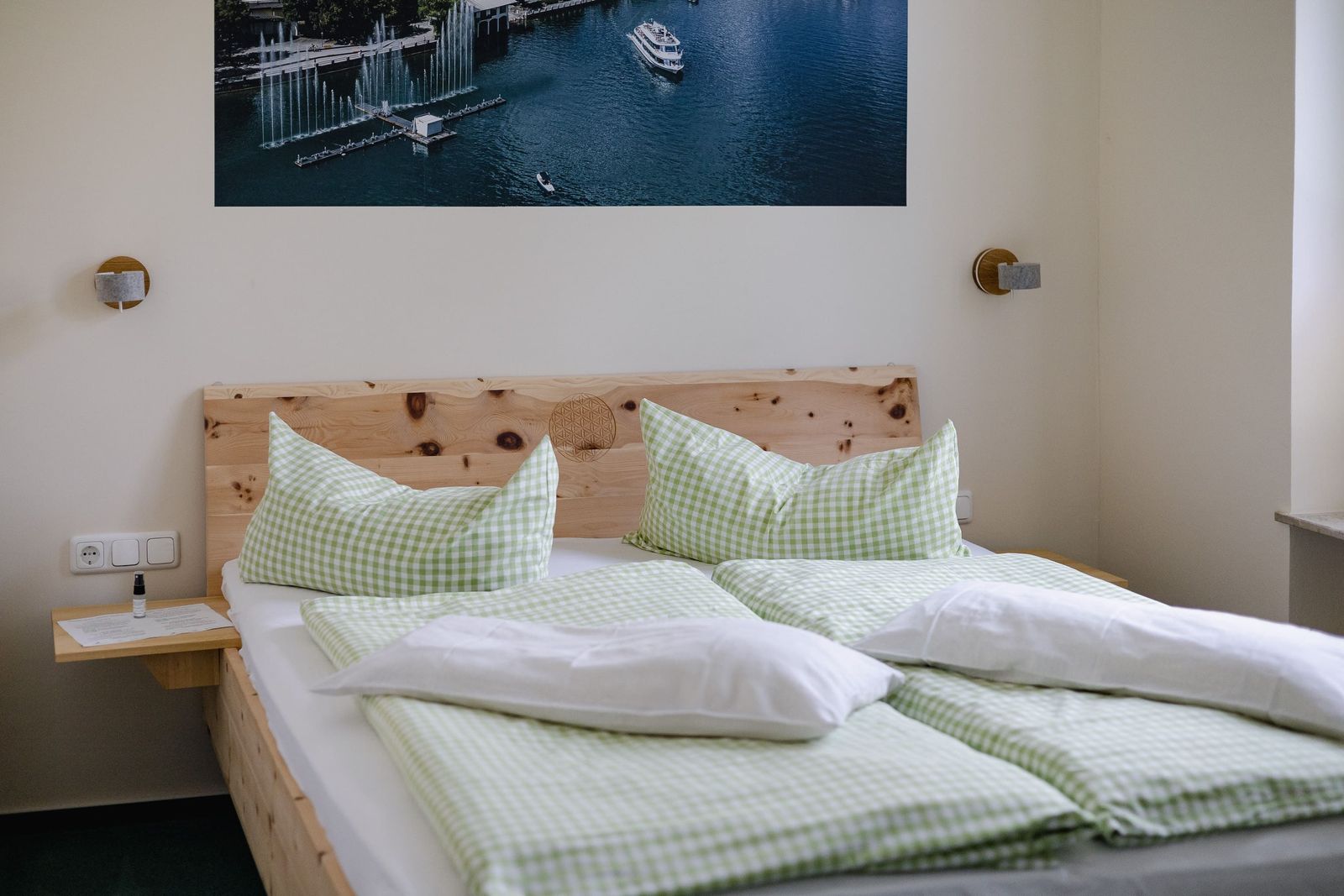 Biohotel Amadeus Doppelzimmer Komfort Bahnseite