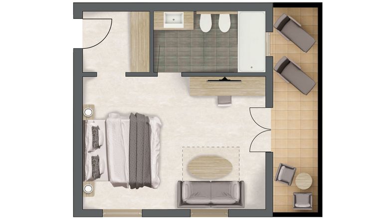 Quellenhof Luxury Resort Passeier: Double room Hirzer image #4