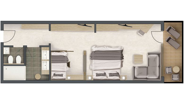 Quellenhof Luxury Resort Passeier: Double room Ortler image #5