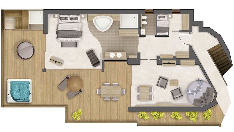 Quellenhof Luxury Resort Passeier: Penthouse-Chalet image #12