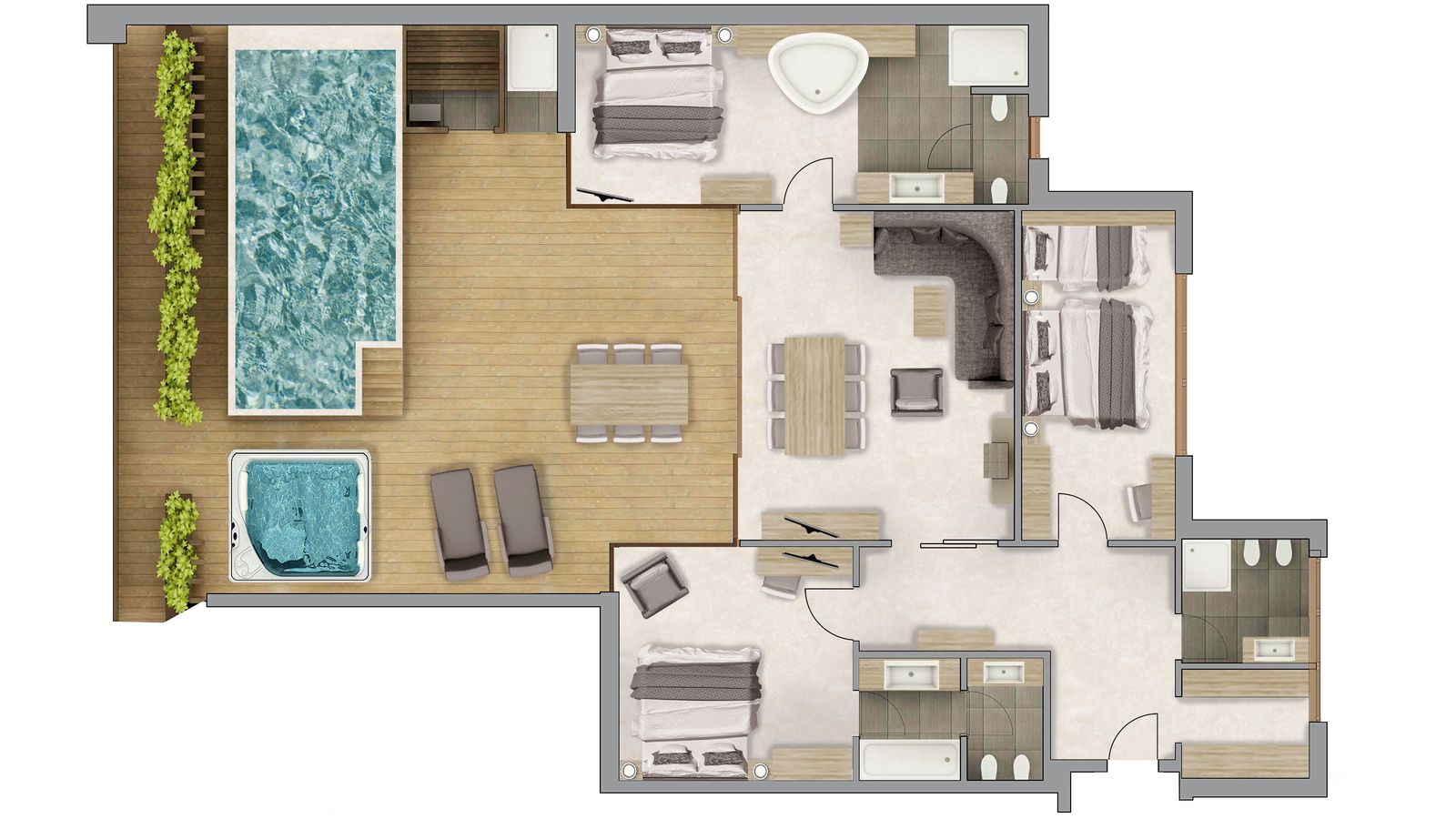 Präsidenten-Suite image 9 - Quellenhof Luxury Resort Passeier