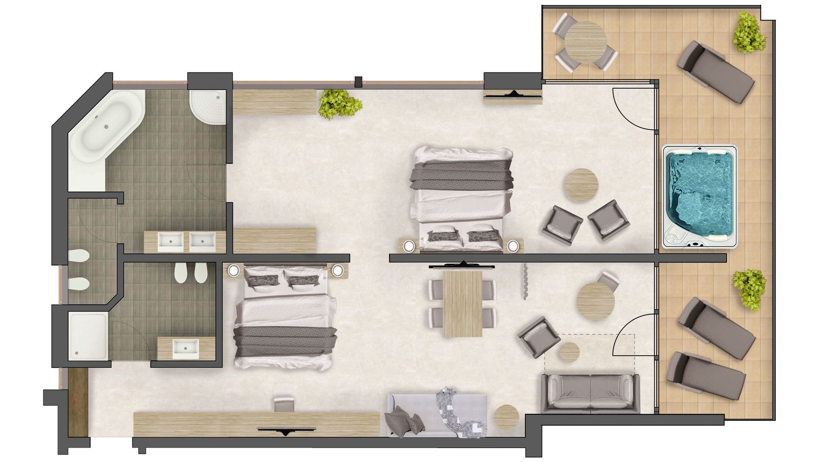 Rosen Suite Deluxe 2 image 10 - Quellenhof Luxury Resort Passeier