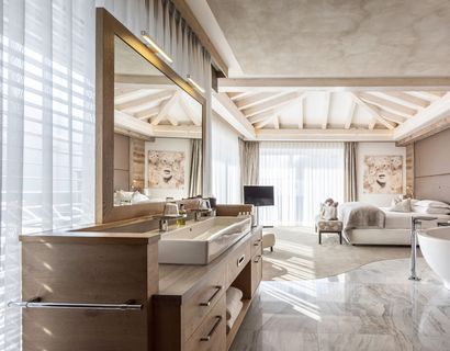 Quellenhof Luxury Resort Passeier: Penthouse-Chalet