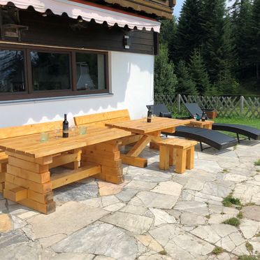 Terrasse, Berghütte Inntalblick, Niederndorferberg Praschberg, Tirol, Tirol, Österreich