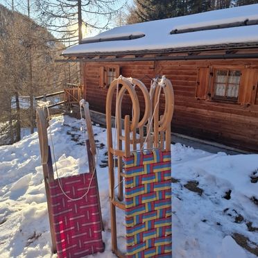 Winter, Almwiesenhütte, Mörtschach, Kärnten, Kärnten, Österreich