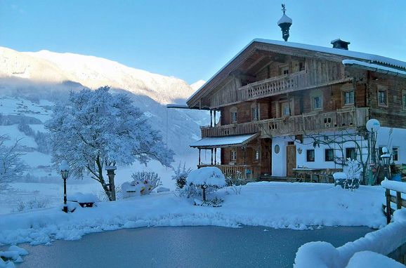 Winter, Bergchalet Klausner Kuschelsuite, Ramsau im Zillertal, Tirol, Tyrol, Austria