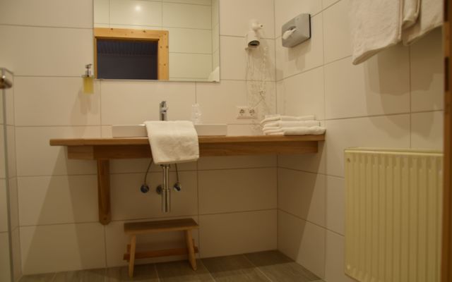 Biohotel Pirker's Badezimmer