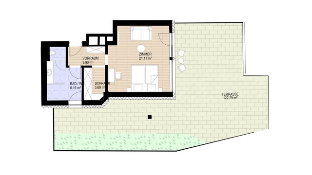 Typ "Ahrnspitz Blick" in der Q Lodge