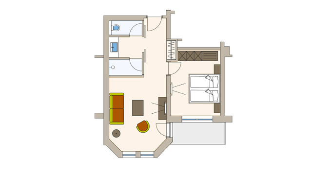 Suite "Sonnenröschen" im Quellenhaus