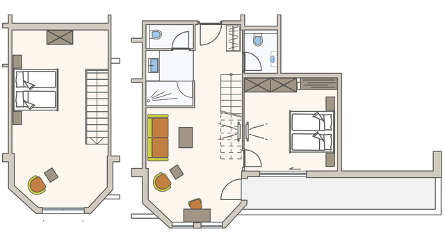 Suite „Edelweiss“ - im Quellenhaus