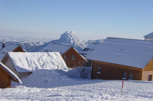 Winter, Schönberghütte am Feuerkogel, Ebensee, Oberösterreich, Oberösterreich, Österreich