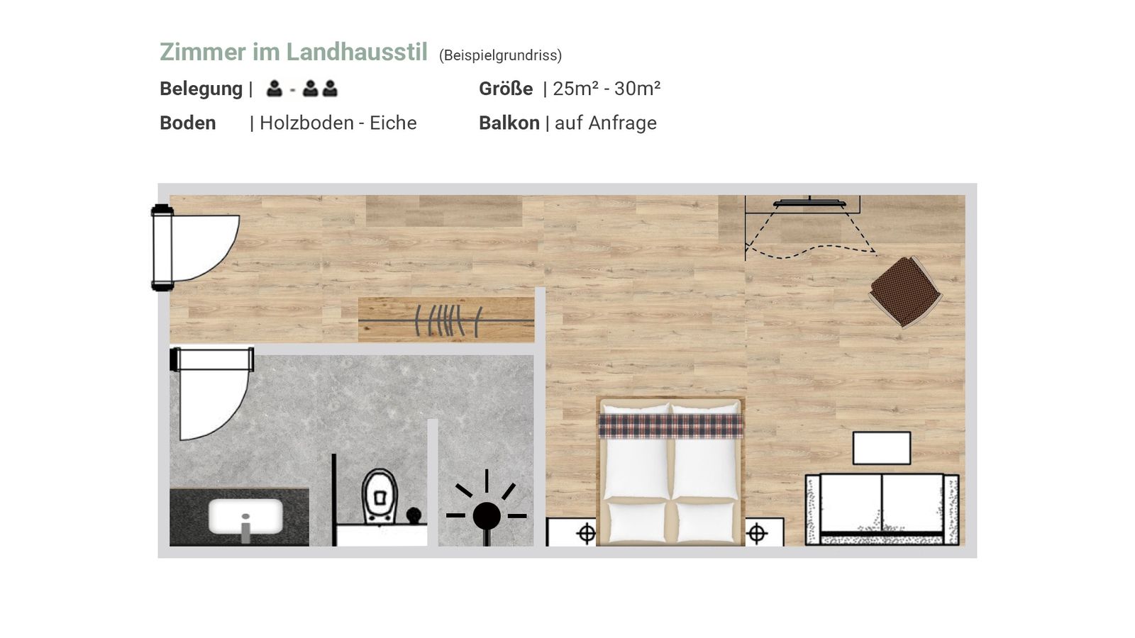 Zimmer Landhausstil image 6 - NaturRefugio - Der Brandstetterhof