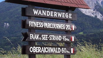 Wandern, Baden, Biken...