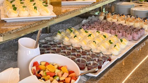 Desserts am Abendbuffet