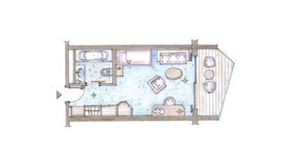 Lavendel mit Balkon (33 m²)