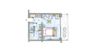 Himbeere mit Südbalkon (38 m²)