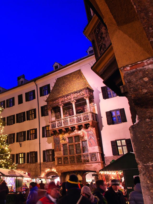 Natale nel centro di Innsbruck con menu di festa