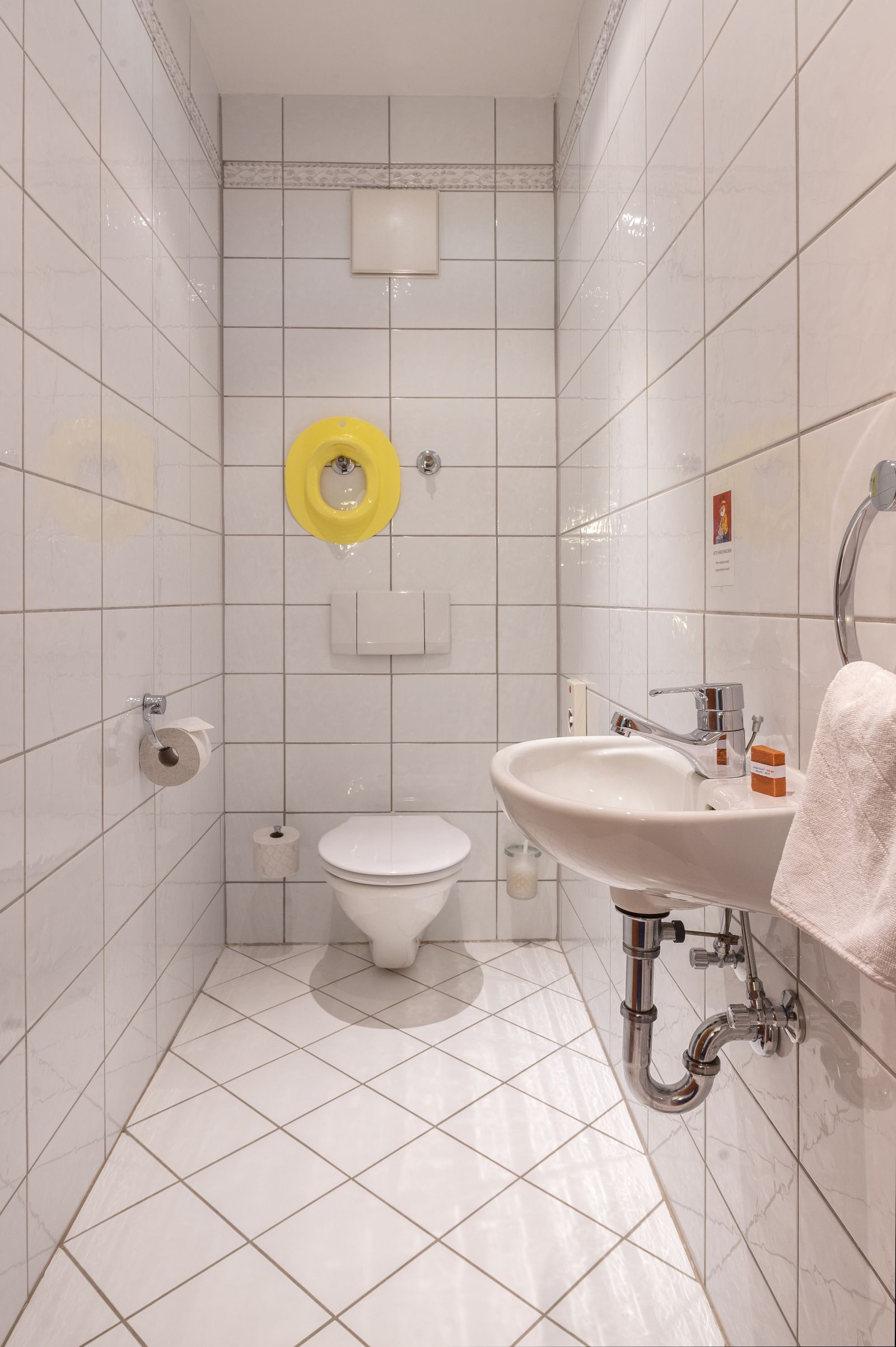Toilette im 3 Raum Familien-Appartement ab 70 qm im Familotel Mein Krug | Familotel Fichtelgebirge FamilienKlub Krug | Mein Krug | Hotel Krug