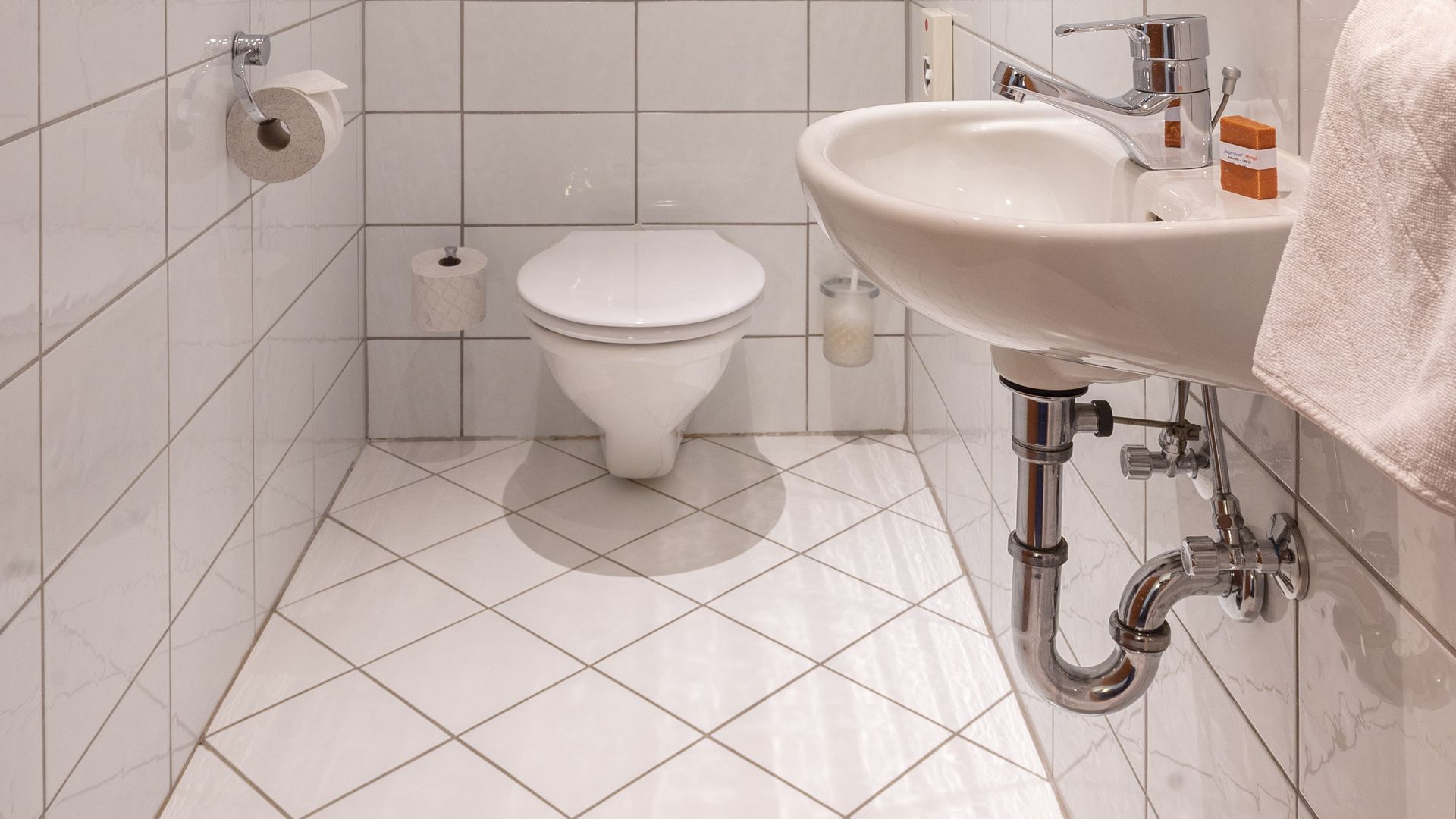 Toilette im 3 Raum Familien-Appartement ab 70 qm im Familotel Mein Krug | Familotel Fichtelgebirge FamilienKlub Krug | Mein Krug | Hotel Krug