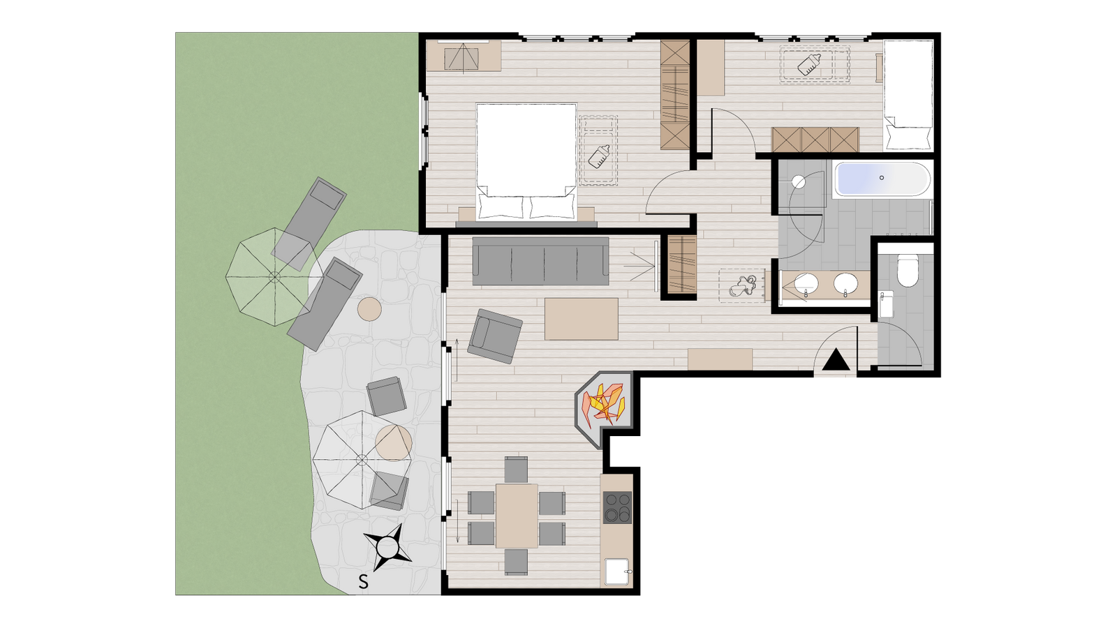 Bauernhof Chalet-Wohnung Steinbock image 9 - Familotel Allgäuer Alpen Allgäuer Berghof