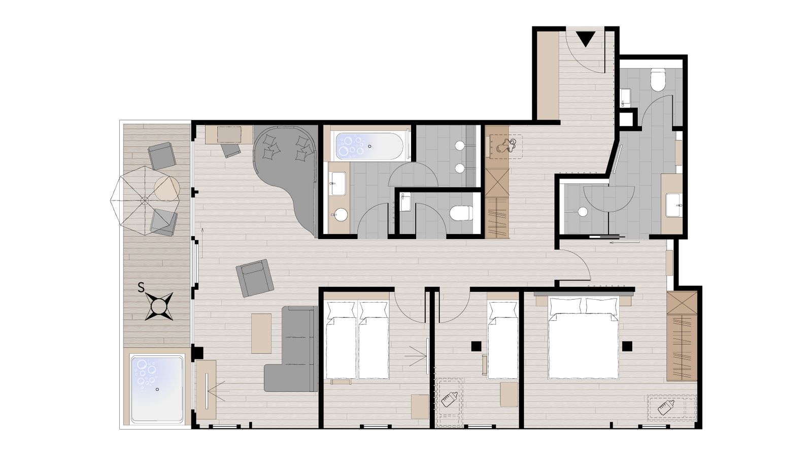 Familien-Suite SPAss-Suite Happy image 9 - Familotel Allgäuer Alpen Allgäuer Berghof