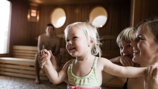 Familiensauna - Kinderhotel Allgäuer Berghof