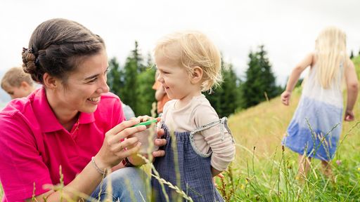Liebevolle Kinderbetreuung - Kinderhotel Allgäuer Berghof