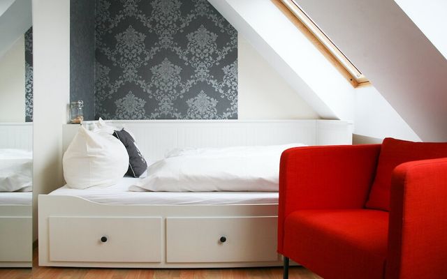 Unterkunft Zimmer/Appartement/Chalet: Single mit Kind | 12 qm - 1-Raum