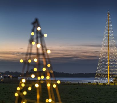 Romantik Hotel Jagdhaus Eiden am See: Festliche Illumination der Weihnachtsbeleuchtung