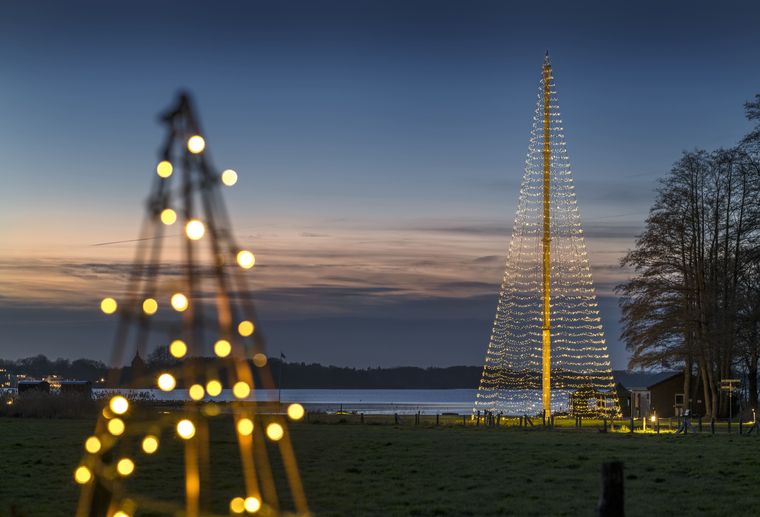 Romantik Hotel Jagdhaus Eiden am See: Festliche Illumination der Weihnachtsbeleuchtung