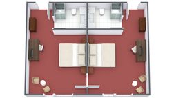 2 Familienzimmer mit V-Tür image 5 - Familotel Mecklenburgische Seenplatte Borchard's Rookhus