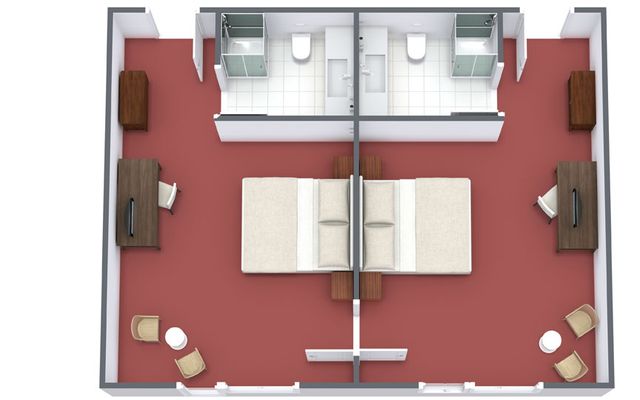2 familyrooms, 64 m², two rooms image 7 - Familotel Mecklenburgische Seenplatte Borchard's Rookhus 